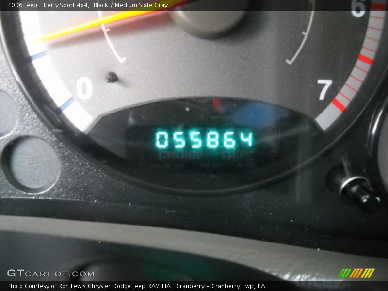 Black / Medium Slate Gray 2006 Jeep Liberty Sport 4x4