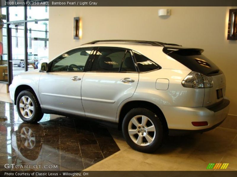 Bamboo Pearl / Light Gray 2008 Lexus RX 350 AWD