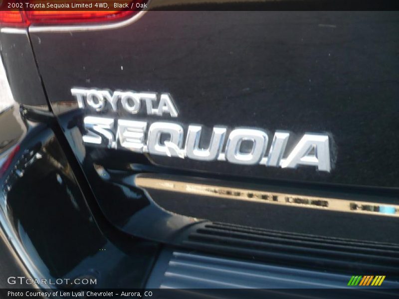 Black / Oak 2002 Toyota Sequoia Limited 4WD
