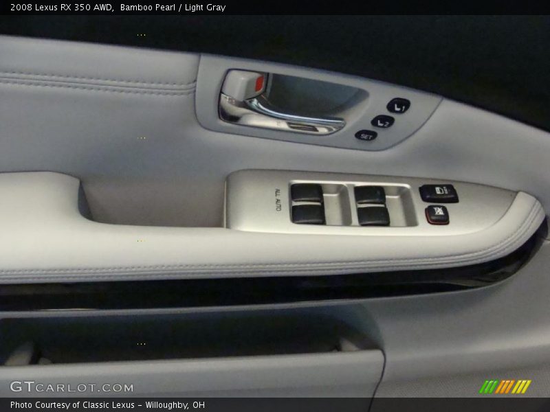 Bamboo Pearl / Light Gray 2008 Lexus RX 350 AWD