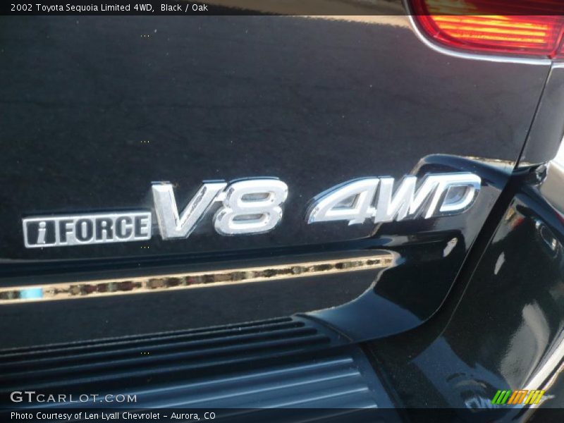 Black / Oak 2002 Toyota Sequoia Limited 4WD