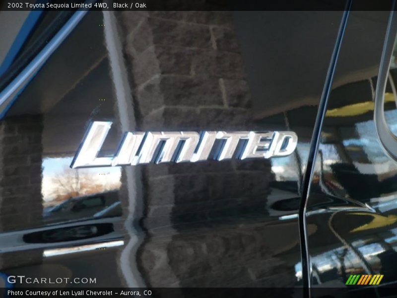 Black / Oak 2002 Toyota Sequoia Limited 4WD