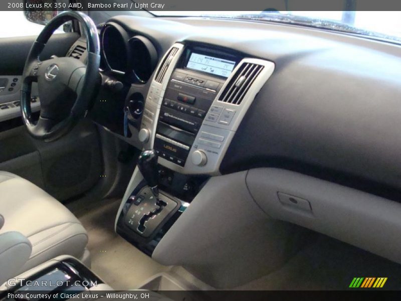 Bamboo Pearl / Light Gray 2008 Lexus RX 350 AWD