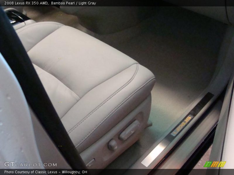 Bamboo Pearl / Light Gray 2008 Lexus RX 350 AWD