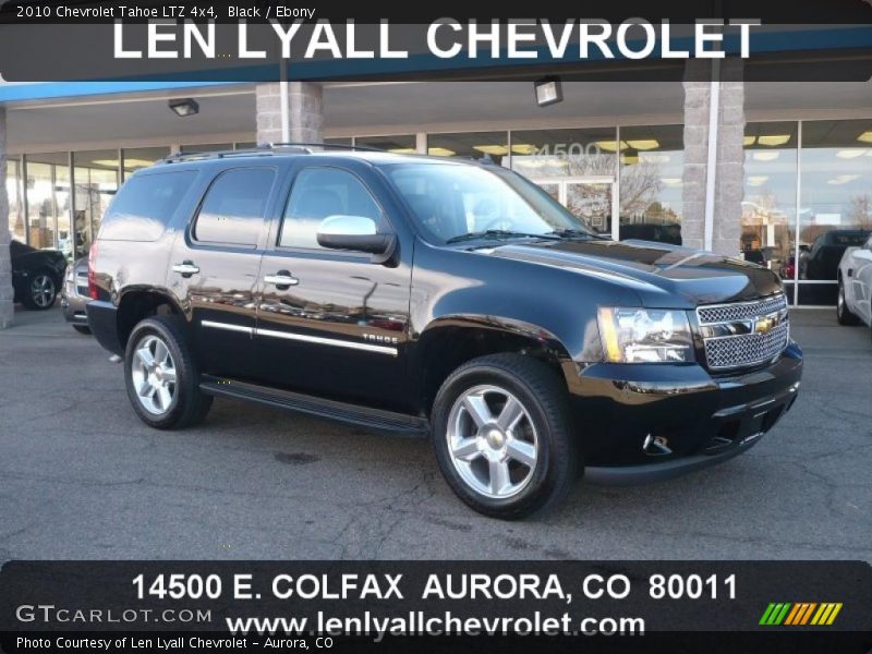 Black / Ebony 2010 Chevrolet Tahoe LTZ 4x4