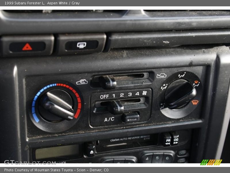 Controls of 1999 Forester L