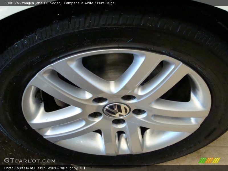 Campanella White / Pure Beige 2006 Volkswagen Jetta TDI Sedan