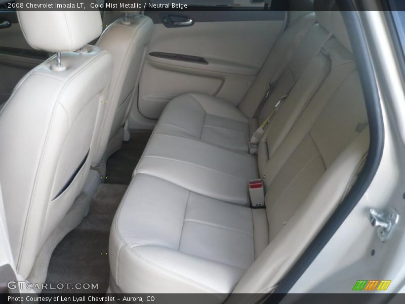 Gold Mist Metallic / Neutral Beige 2008 Chevrolet Impala LT