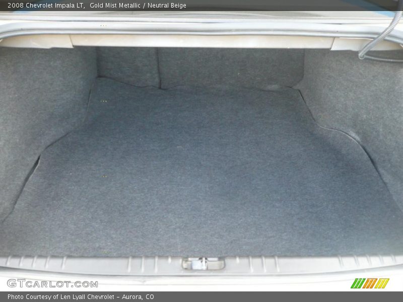 Gold Mist Metallic / Neutral Beige 2008 Chevrolet Impala LT