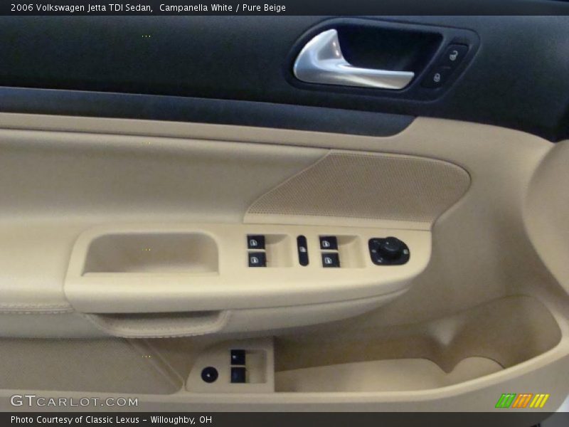 Campanella White / Pure Beige 2006 Volkswagen Jetta TDI Sedan