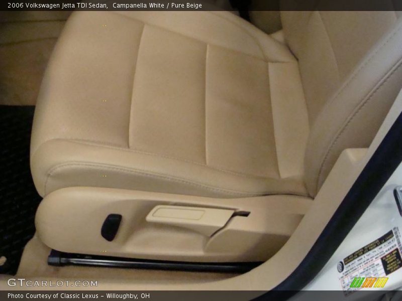 Campanella White / Pure Beige 2006 Volkswagen Jetta TDI Sedan