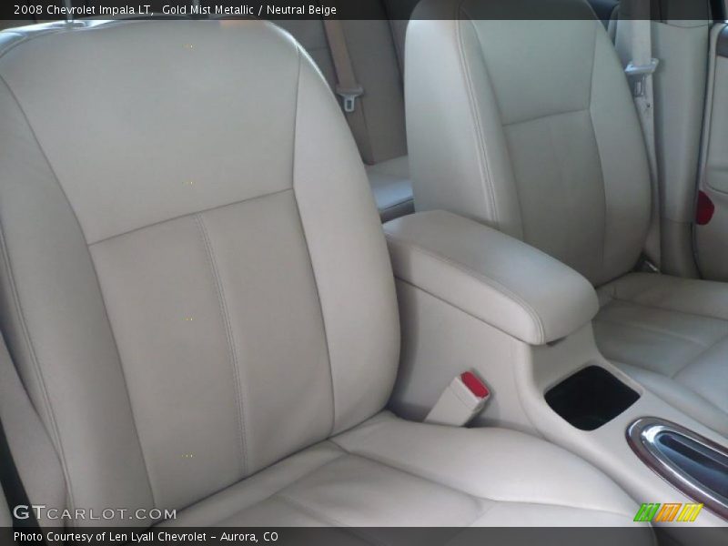 Gold Mist Metallic / Neutral Beige 2008 Chevrolet Impala LT