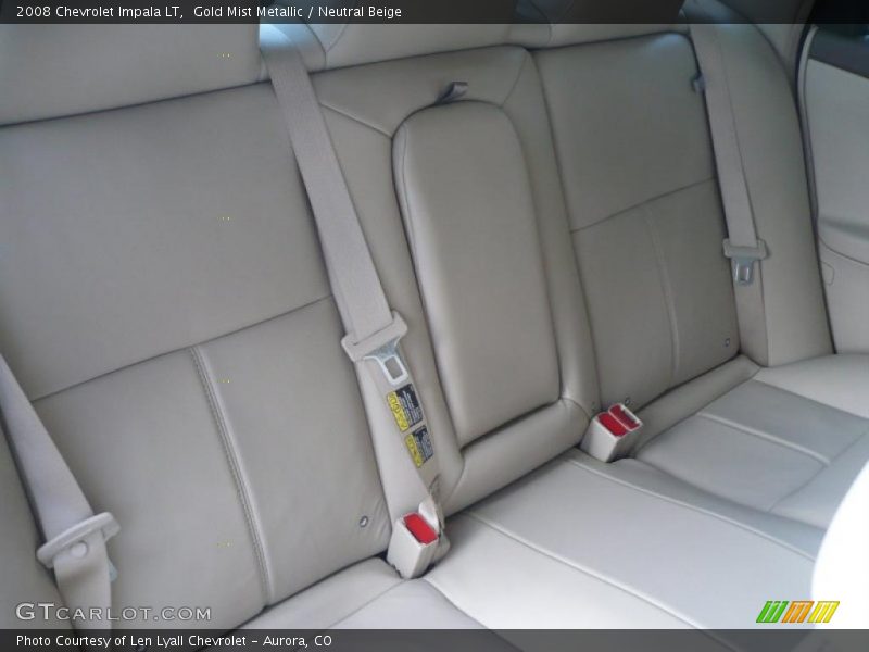 Gold Mist Metallic / Neutral Beige 2008 Chevrolet Impala LT