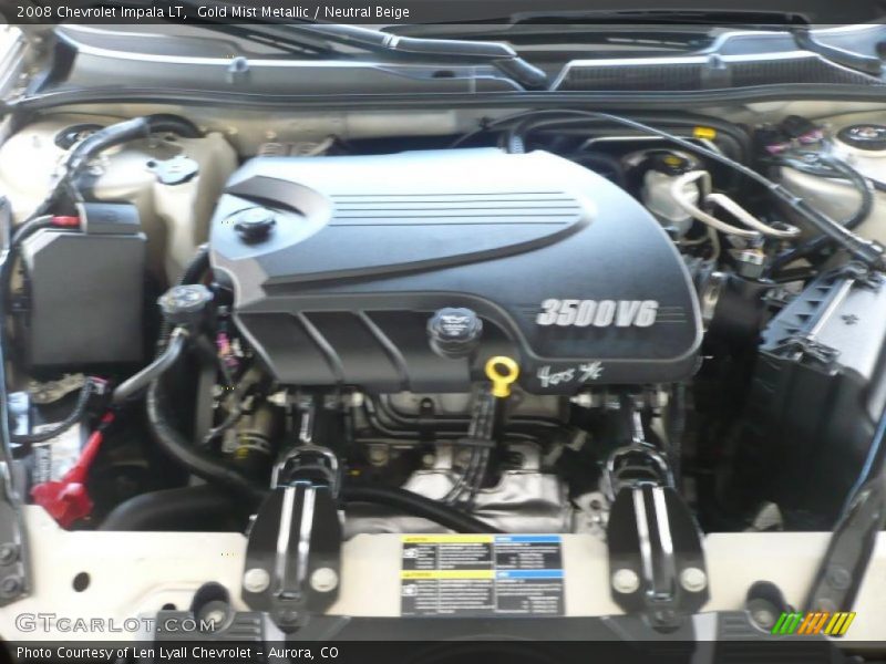 Gold Mist Metallic / Neutral Beige 2008 Chevrolet Impala LT