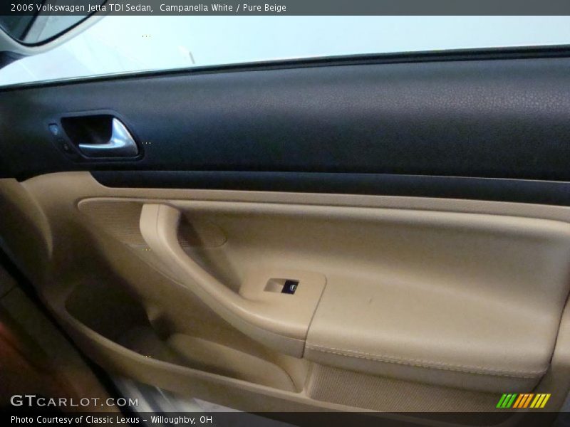 Campanella White / Pure Beige 2006 Volkswagen Jetta TDI Sedan