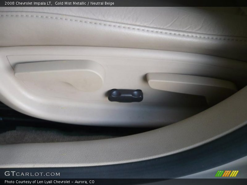 Gold Mist Metallic / Neutral Beige 2008 Chevrolet Impala LT