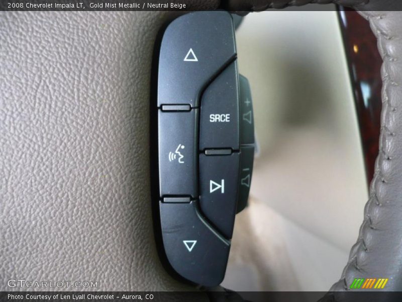 Gold Mist Metallic / Neutral Beige 2008 Chevrolet Impala LT