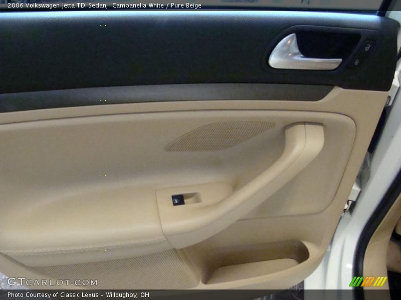 Campanella White / Pure Beige 2006 Volkswagen Jetta TDI Sedan