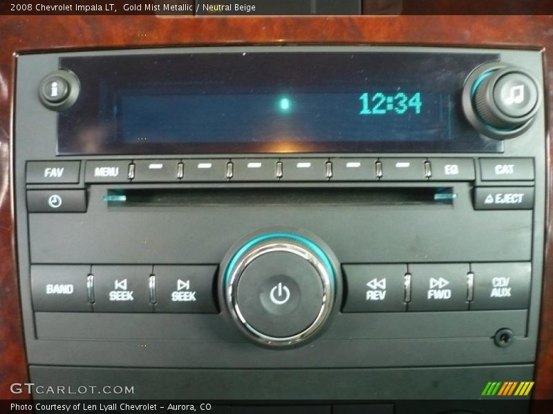 Gold Mist Metallic / Neutral Beige 2008 Chevrolet Impala LT
