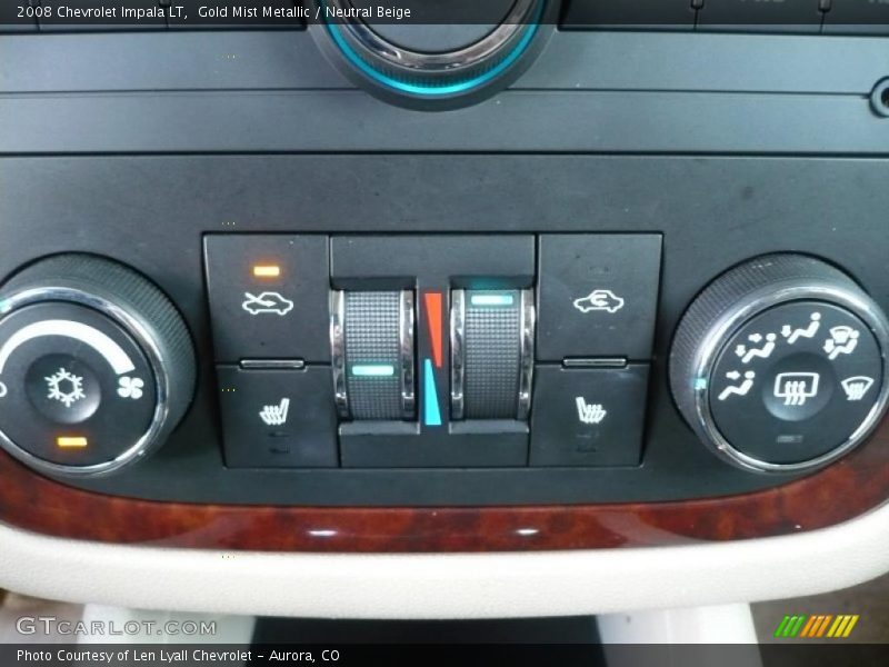 Gold Mist Metallic / Neutral Beige 2008 Chevrolet Impala LT