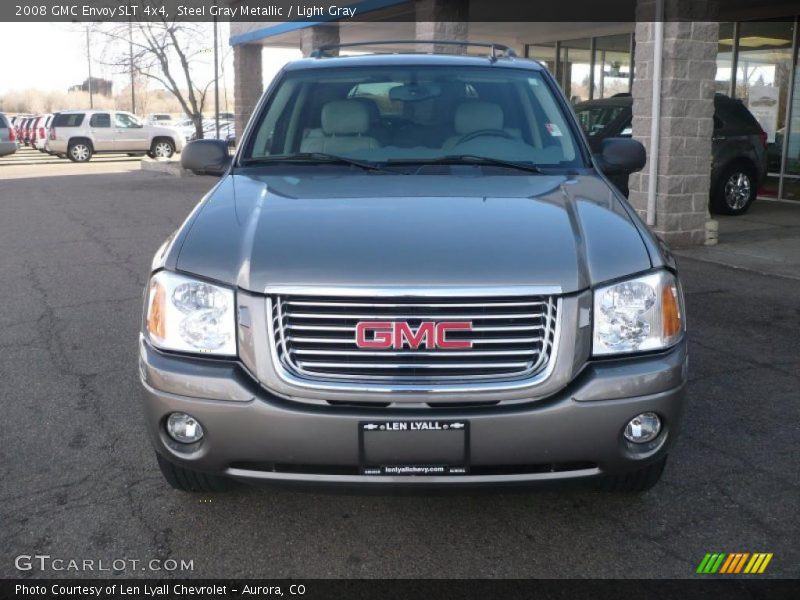 Steel Gray Metallic / Light Gray 2008 GMC Envoy SLT 4x4