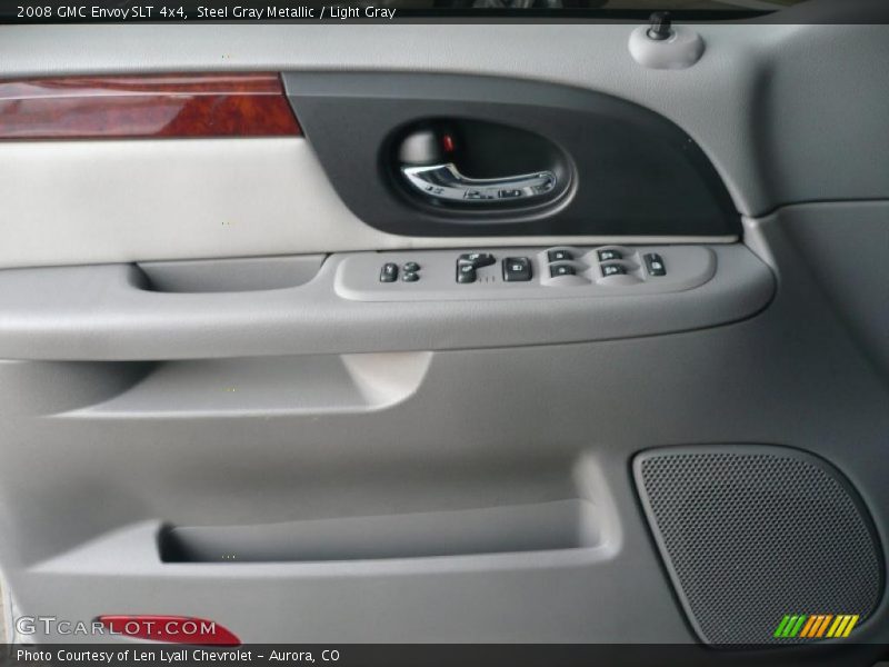 Steel Gray Metallic / Light Gray 2008 GMC Envoy SLT 4x4