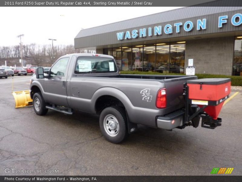 Sterling Grey Metallic / Steel Gray 2011 Ford F250 Super Duty XL Regular Cab 4x4