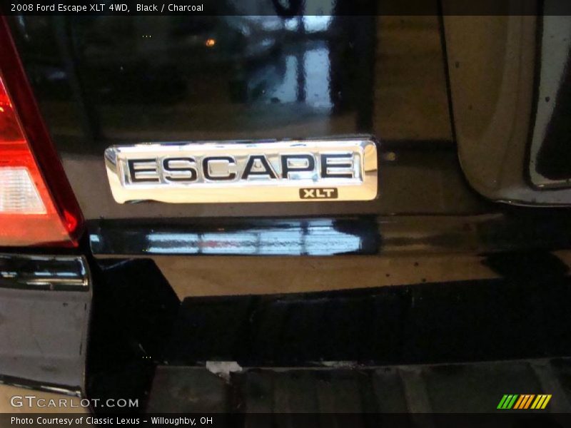 Black / Charcoal 2008 Ford Escape XLT 4WD