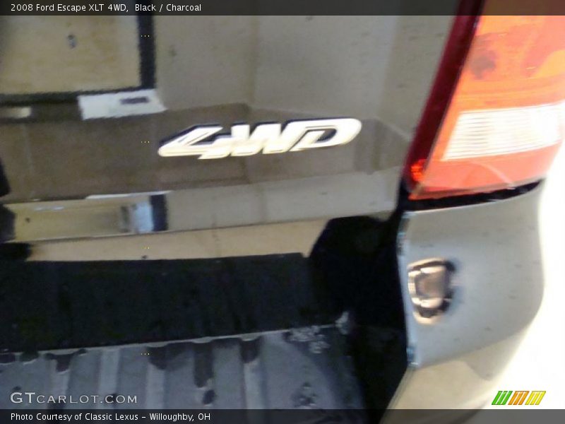 Black / Charcoal 2008 Ford Escape XLT 4WD