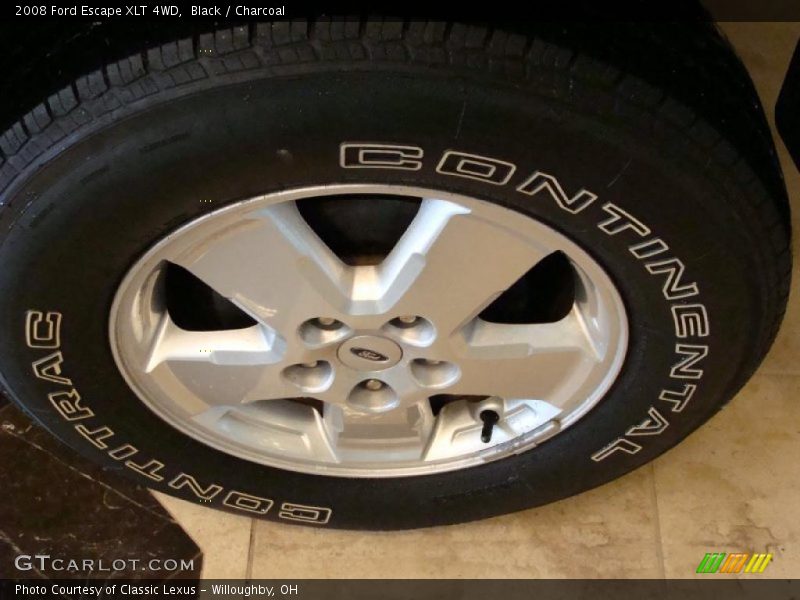 Black / Charcoal 2008 Ford Escape XLT 4WD