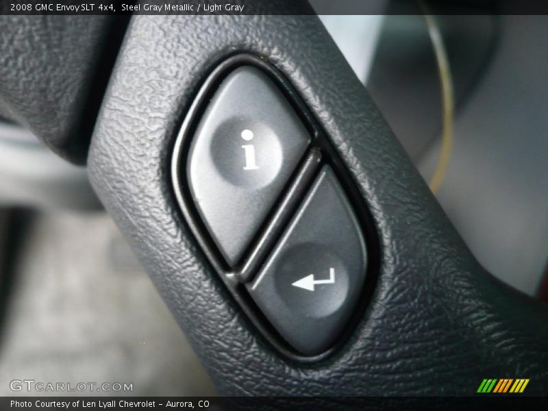 Steel Gray Metallic / Light Gray 2008 GMC Envoy SLT 4x4
