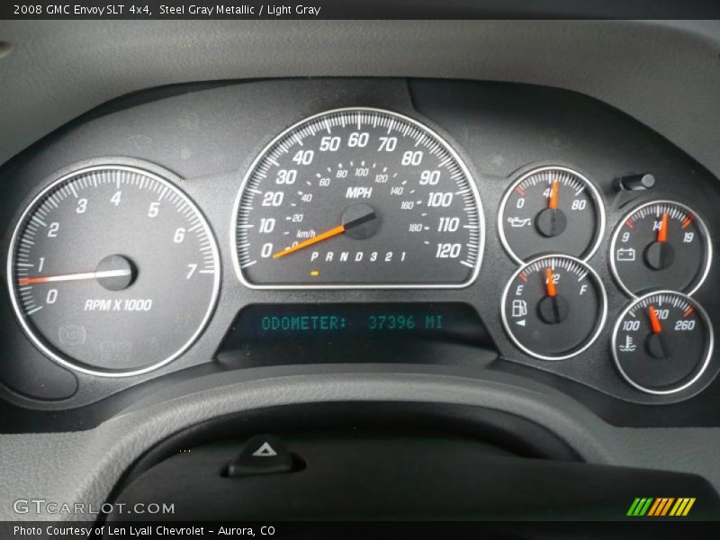 Steel Gray Metallic / Light Gray 2008 GMC Envoy SLT 4x4