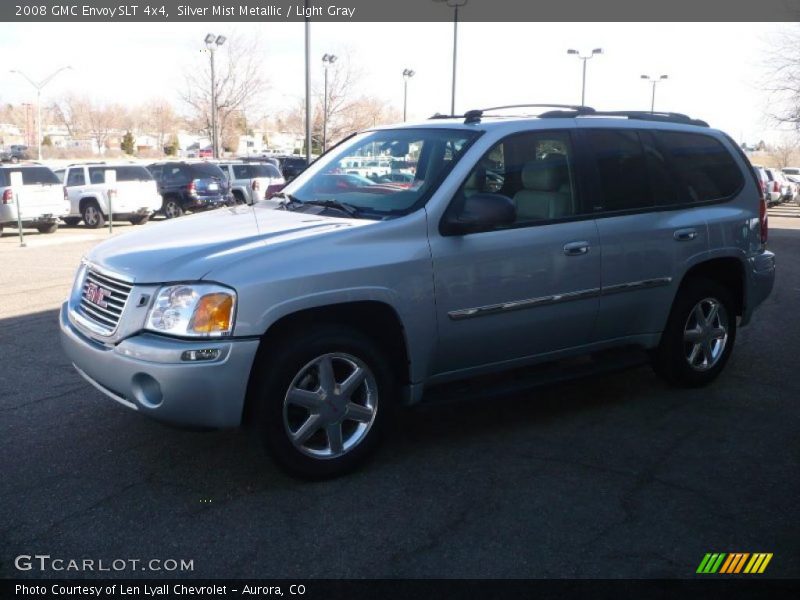 Silver Mist Metallic / Light Gray 2008 GMC Envoy SLT 4x4