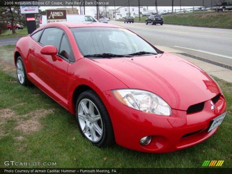 Pure Red / Dark Charcoal 2006 Mitsubishi Eclipse GT Coupe