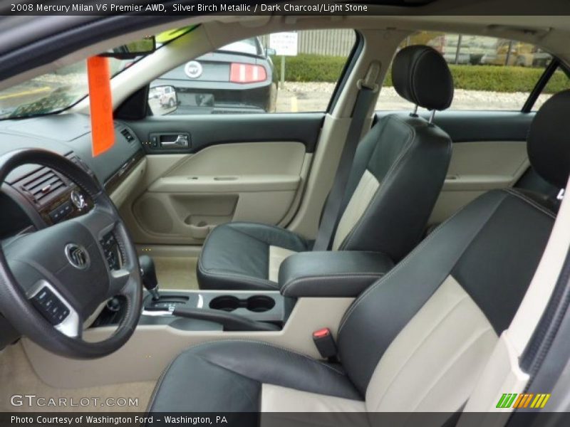  2008 Milan V6 Premier AWD Dark Charcoal/Light Stone Interior