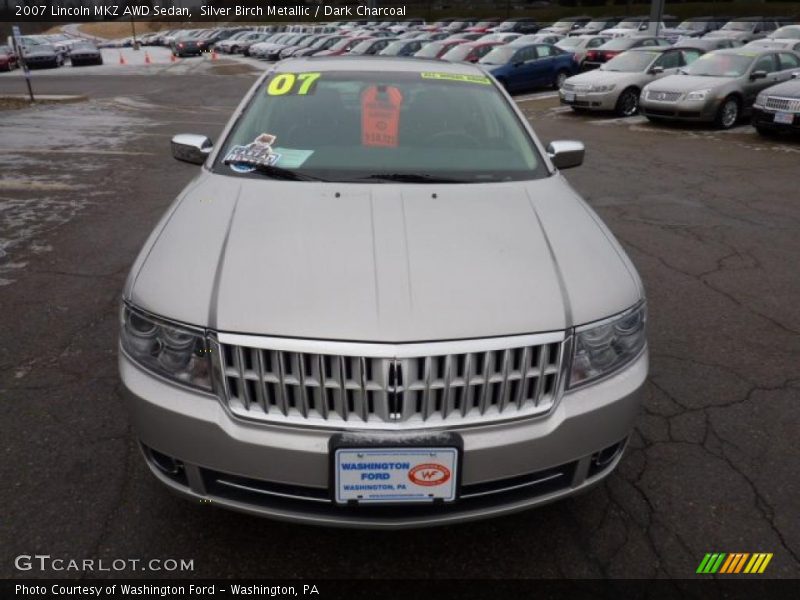 Silver Birch Metallic / Dark Charcoal 2007 Lincoln MKZ AWD Sedan