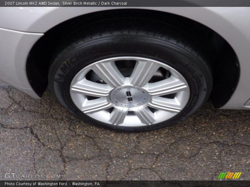 Silver Birch Metallic / Dark Charcoal 2007 Lincoln MKZ AWD Sedan