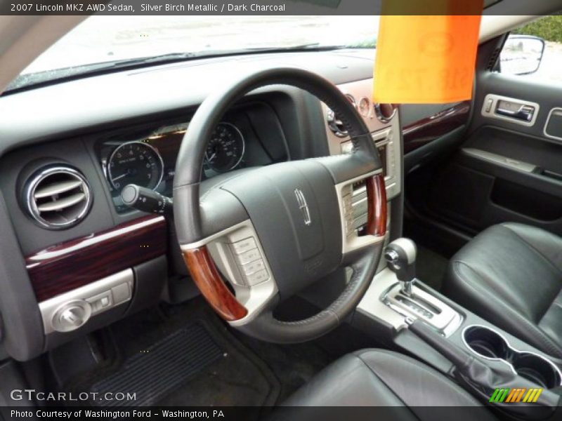 Silver Birch Metallic / Dark Charcoal 2007 Lincoln MKZ AWD Sedan