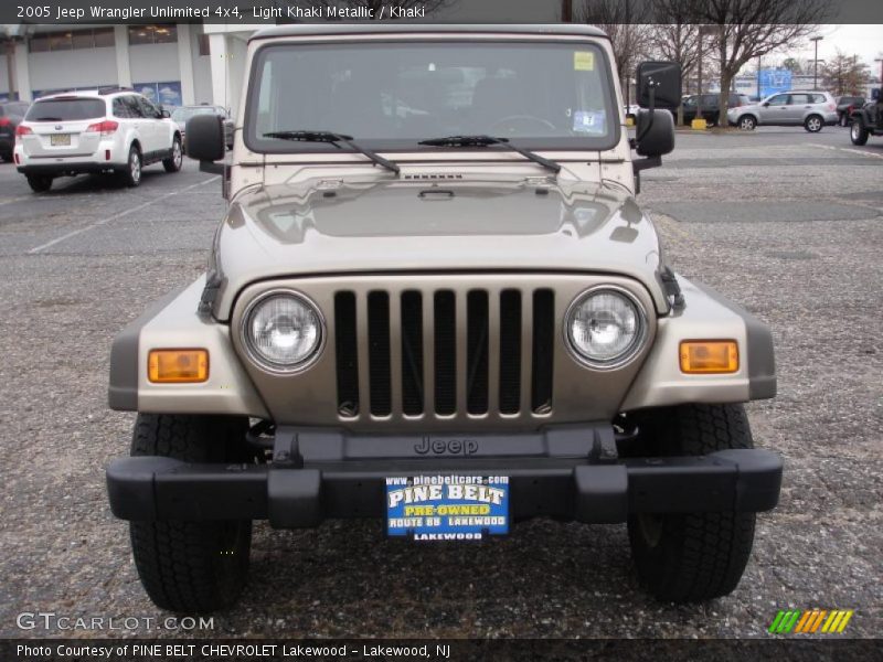 Light Khaki Metallic / Khaki 2005 Jeep Wrangler Unlimited 4x4