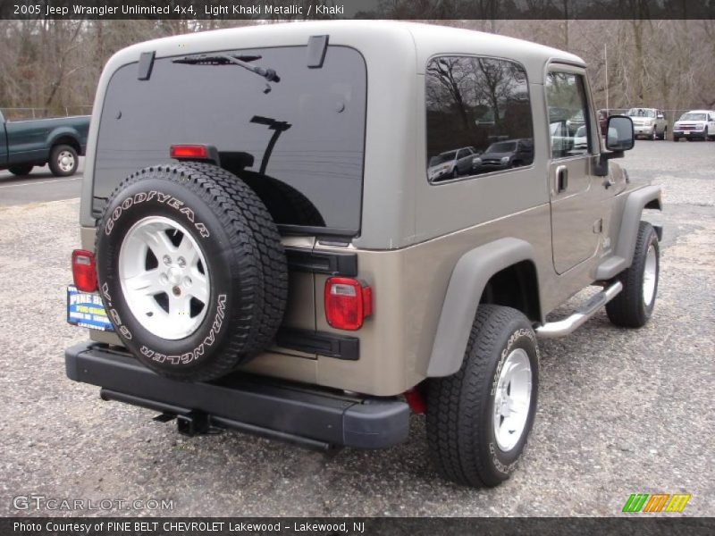 Light Khaki Metallic / Khaki 2005 Jeep Wrangler Unlimited 4x4