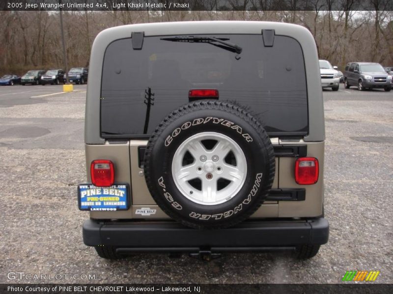 Light Khaki Metallic / Khaki 2005 Jeep Wrangler Unlimited 4x4