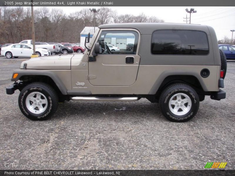 Light Khaki Metallic / Khaki 2005 Jeep Wrangler Unlimited 4x4