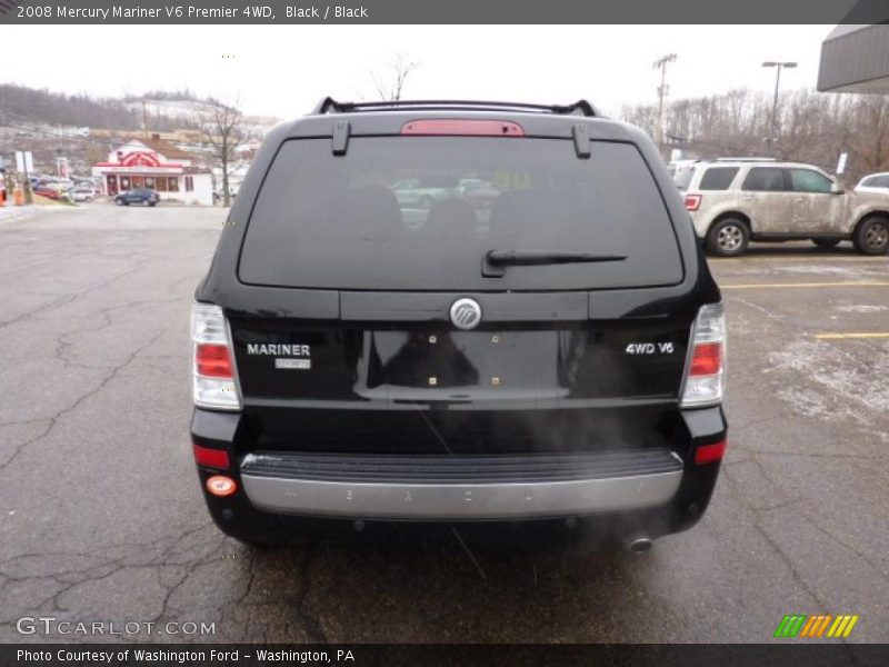 Black / Black 2008 Mercury Mariner V6 Premier 4WD