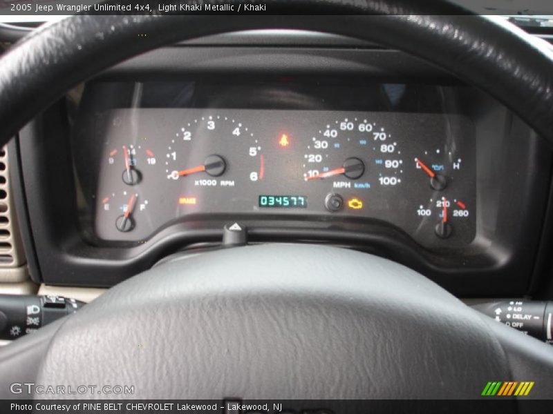 Light Khaki Metallic / Khaki 2005 Jeep Wrangler Unlimited 4x4