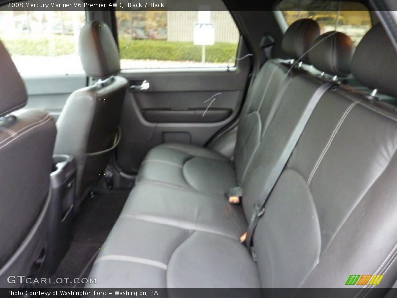 Black / Black 2008 Mercury Mariner V6 Premier 4WD