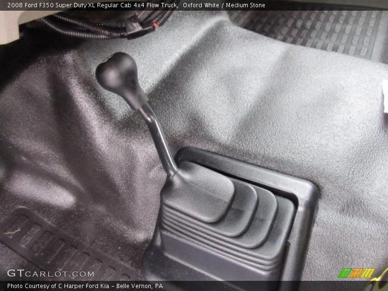 Oxford White / Medium Stone 2008 Ford F350 Super Duty XL Regular Cab 4x4 Plow Truck