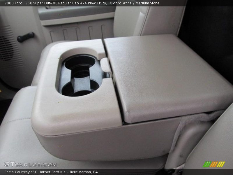 Oxford White / Medium Stone 2008 Ford F350 Super Duty XL Regular Cab 4x4 Plow Truck