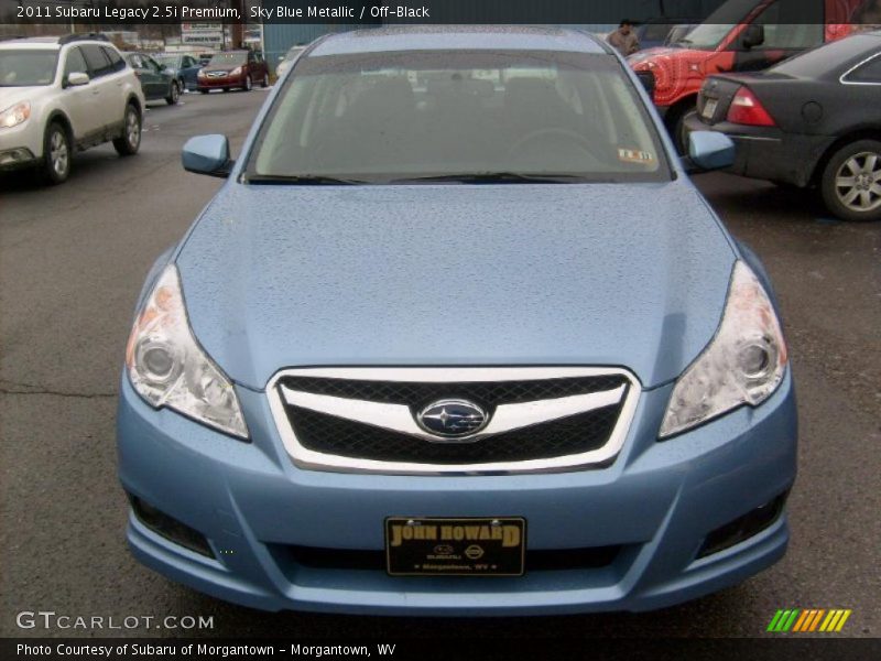 Sky Blue Metallic / Off-Black 2011 Subaru Legacy 2.5i Premium
