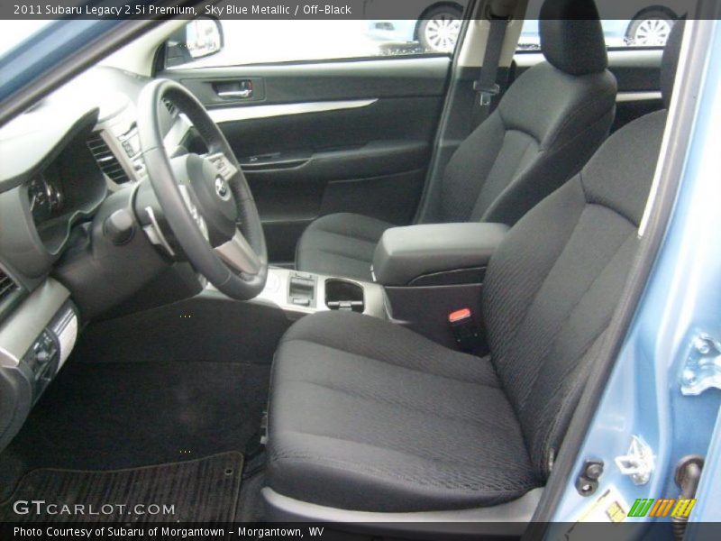  2011 Legacy 2.5i Premium Off-Black Interior