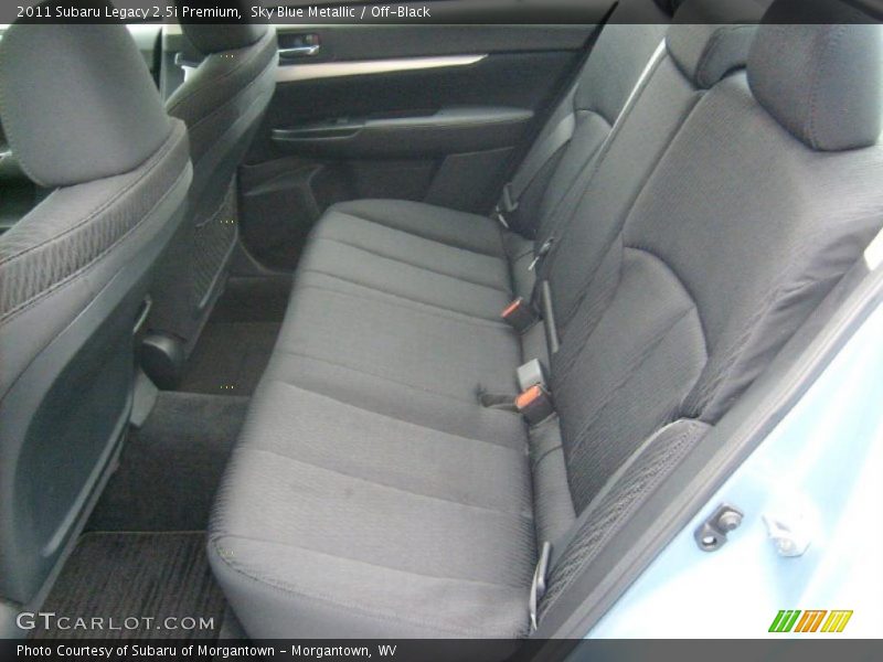  2011 Legacy 2.5i Premium Off-Black Interior